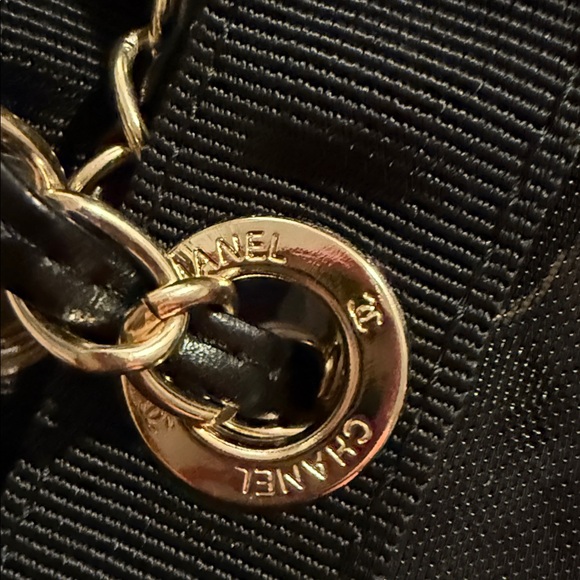 CHANEL Black Mesh Paris Tote - Picture 3 of 11